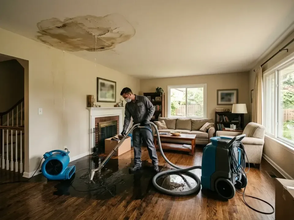 attic-pipe-burst-ceiling-drip-008 — frequently asked questions, Water Damage Restoration & Carpet Care in New Baltimore, VA